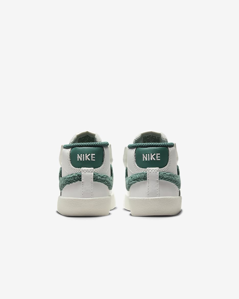 New Nike blazer mid ‘77 Baby Sneakers Crater Blue And Green Size outlet 3C